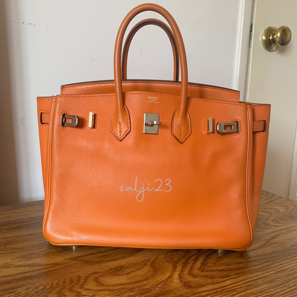 Hermès Birkin 25 Orange Swift Leather from 2010